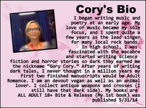 Author Cory Cyr  BIO