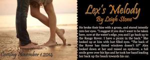Author Leigh Stone Lex's Melody (Book 1) Belfast Series teaser 2
