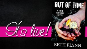 Author Beth Flynn Out of time It's Live banner