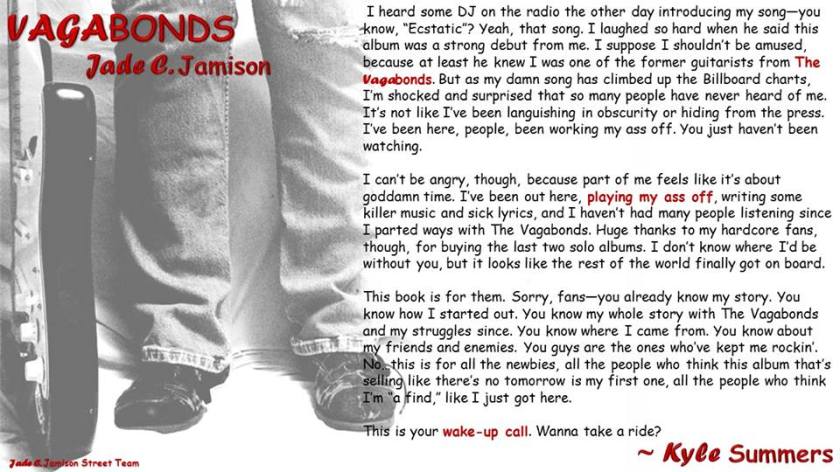 Author Jade C. Jamison Vagabonds-first teaser 7.9.15