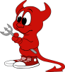Devil with Pitchfork