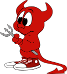 Devil with Pitchfork
