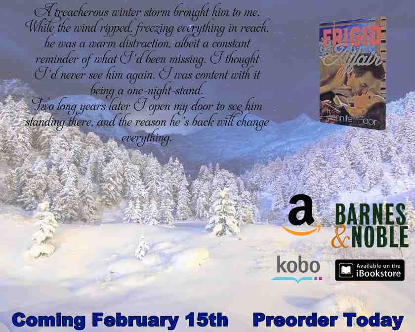 Author Jennifer Foor  frigid affair ad 2.9.16
