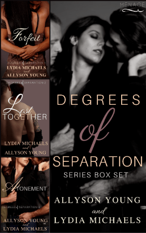Authors Lydia Michaels & Allyson Young Degrees of Separation Series Box Set 4.3.17