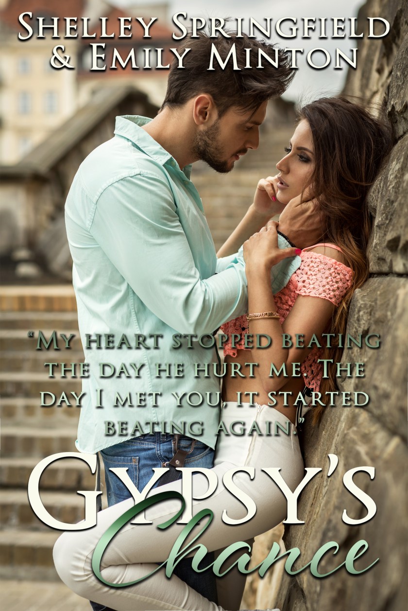 Sexy couple in leather jacket hugging each other