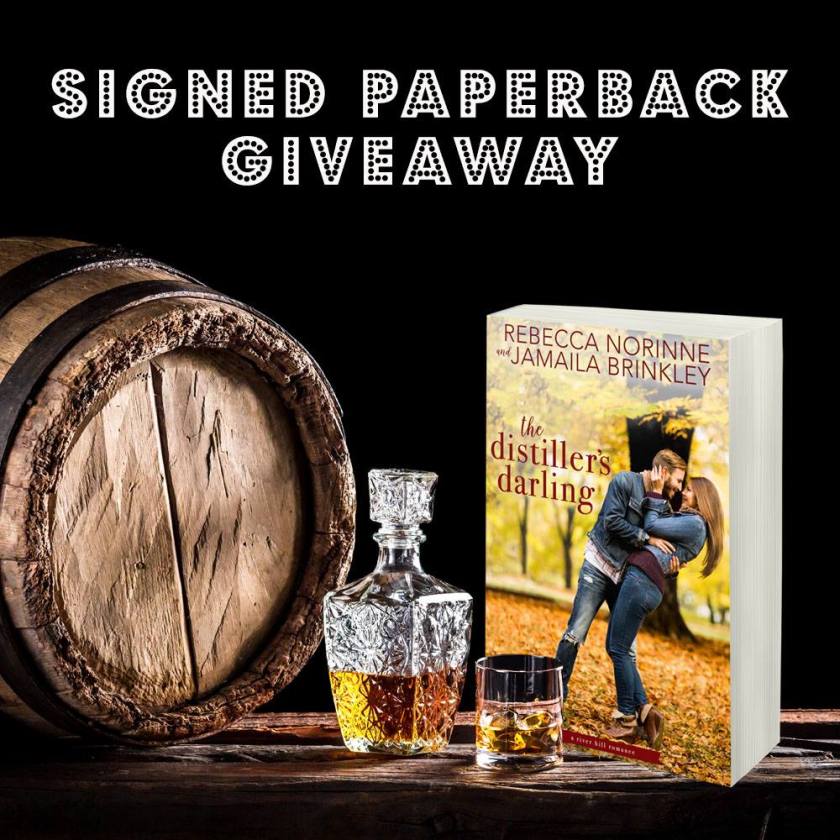 Authors Rebecca Norinne and Jamaila Brinkley The Distiller's Darling giveaway teaser 6.18.18
